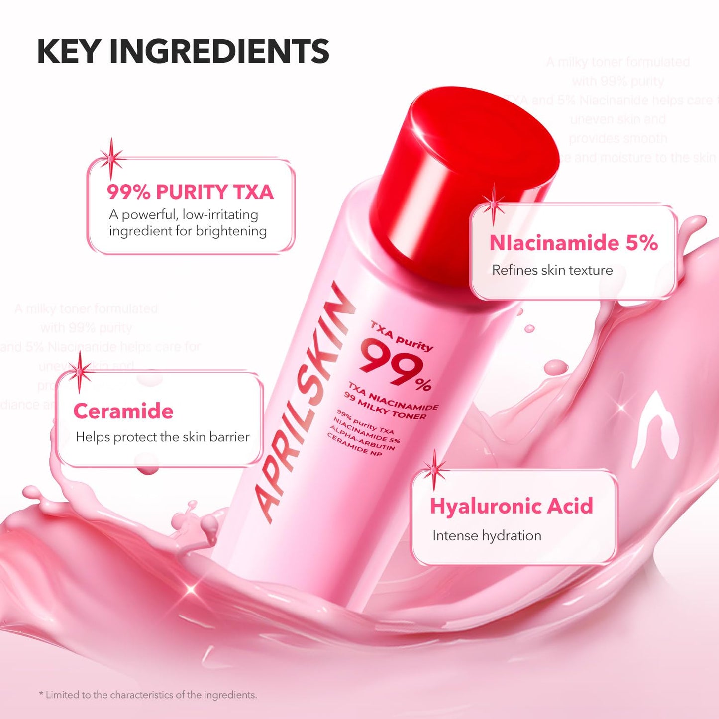 TXA Niacinamide Pink Milky Toner