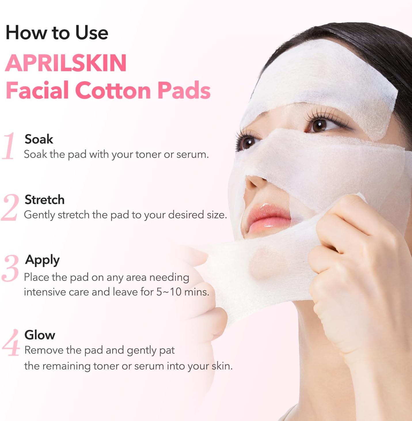 Facial Cotton Pads for Toner, DIY Mask