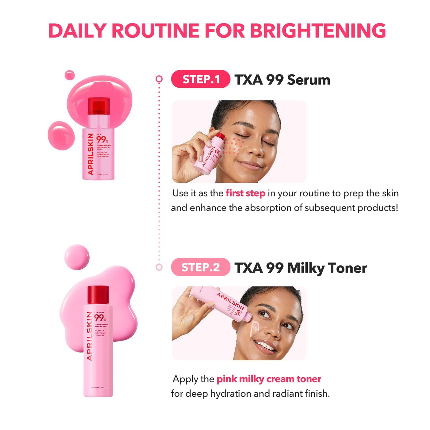 TXA Niacinamide Pink Milky Toner