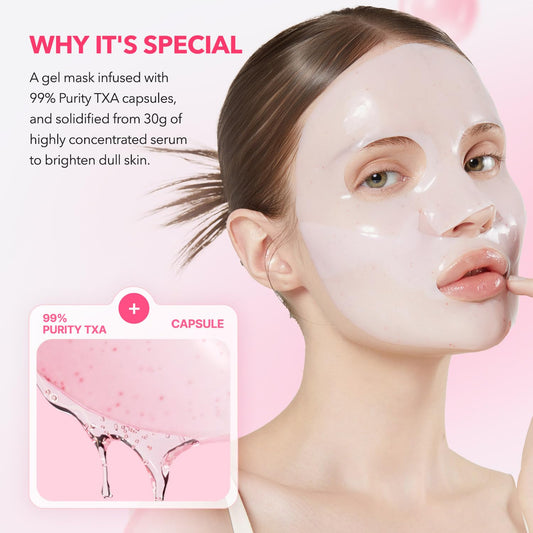 TXA Pink Capsule Gel Mask 4EA